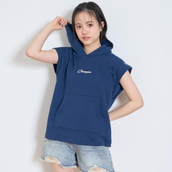 【Champion】無袖連帽衛衣