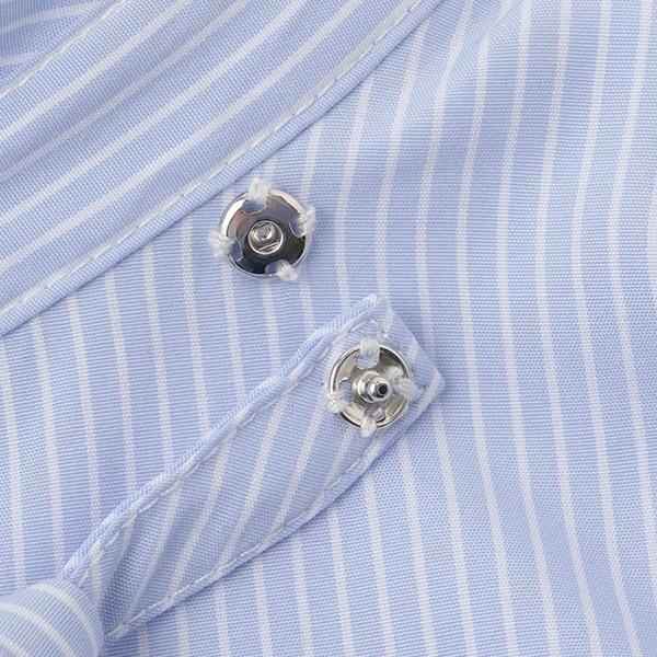 附領帶短袖襯衫