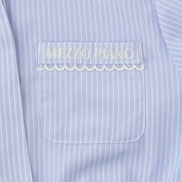 附領帶短袖襯衫