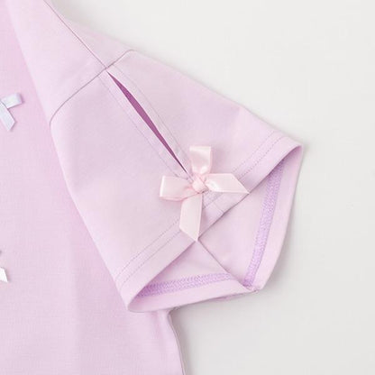 冰淇淋蝴蝶結短袖T恤