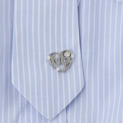 附領帶短袖襯衫