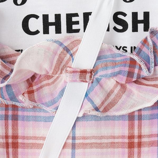 層疊吊帶連衣裙T恤套裝