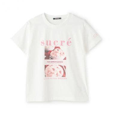 漿果冰淇淋印花T恤