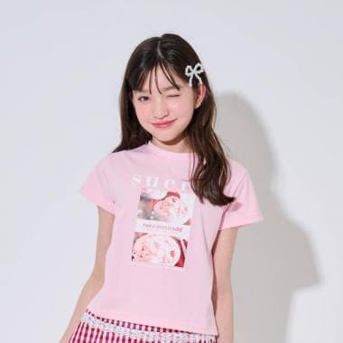 漿果冰淇淋印花T恤