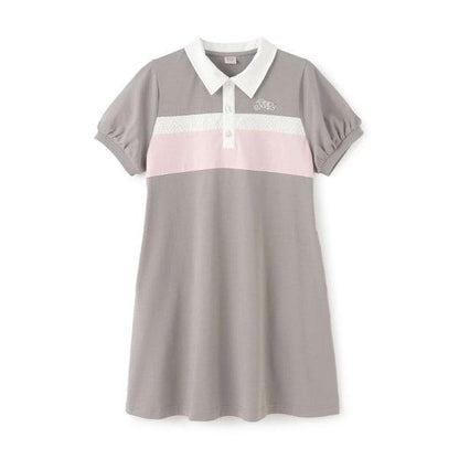 【接觸冷感】拼接款POLO連衣裙