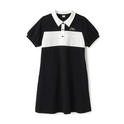 【接觸冷感】拼接款POLO連衣裙