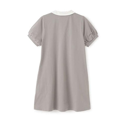 【接觸冷感】拼接款POLO連衣裙