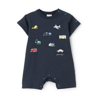 【リンク】工程車刺繡連體衣