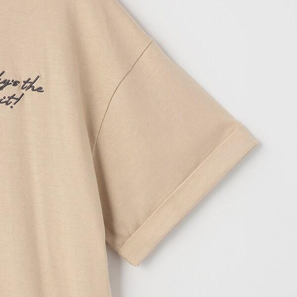 【7days】【純棉100%】轉印印花寬鬆T恤