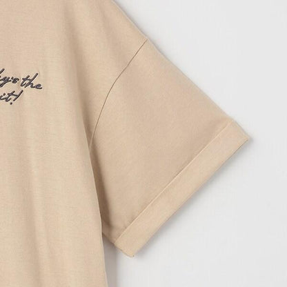 【7days】【純棉100%】轉印印花寬鬆T恤