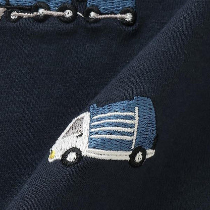 【リンク】工程車刺繡連體衣