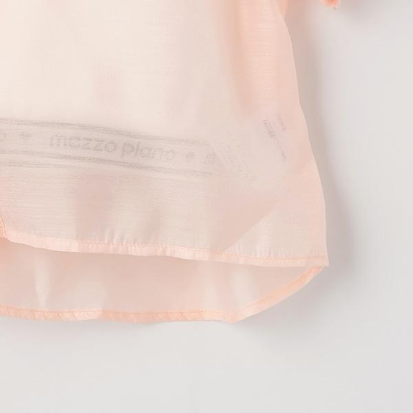 透視襯衫&字母羅紋背心套裝