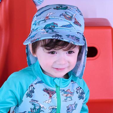 【SWIM】全印花防曬泳帽