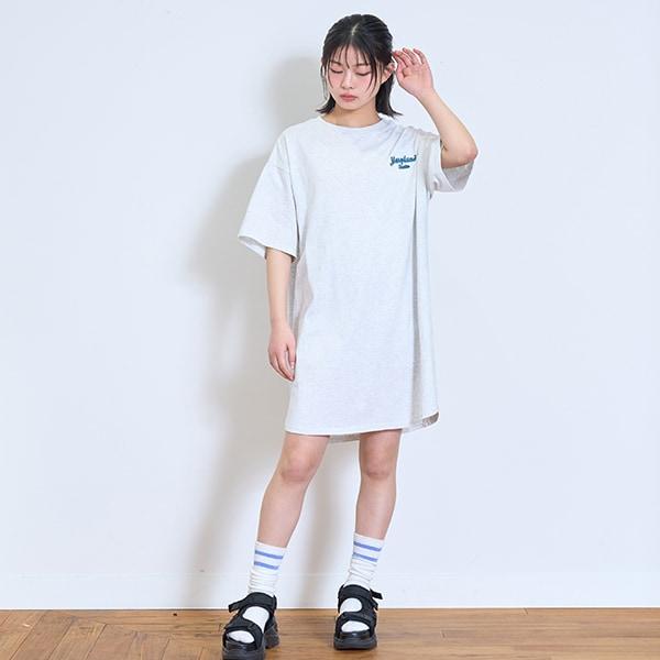 【接觸冷感/清涼】【GOODPRICE】【100%純棉】背部貼布繡連衣裙