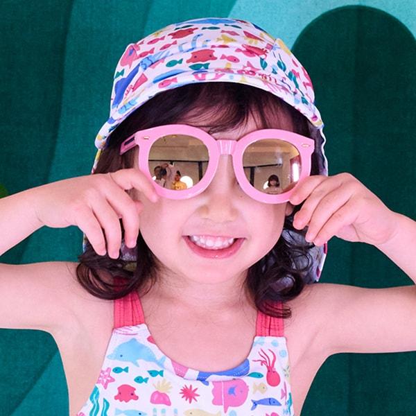 【SWIM】全印花防曬泳帽