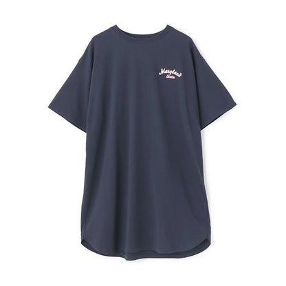 【接觸冷感/清涼】【GOODPRICE】【100%純棉】背部貼布繡連衣裙