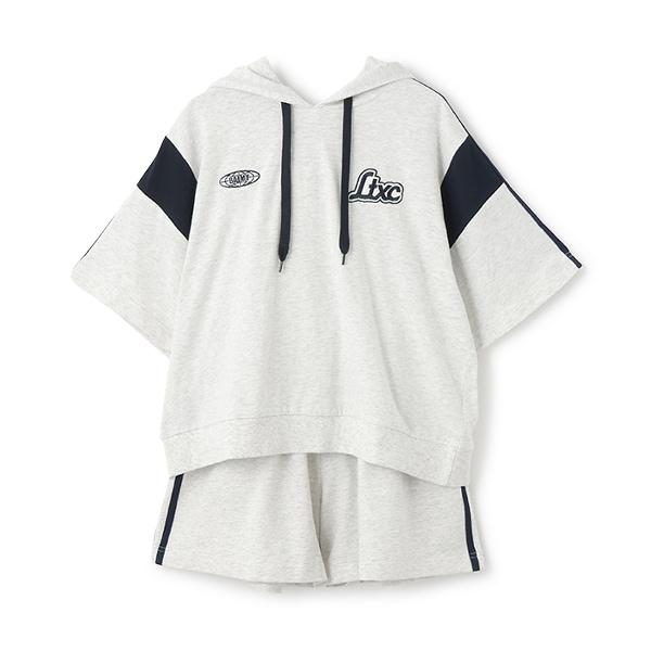 【LTXC】【GOODPRICE】【純棉100%】條紋連帽衛衣套裝