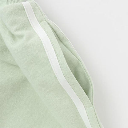 【LTXC】【GOODPRICE】【純棉100%】條紋連帽衛衣套裝