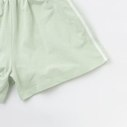 【LTXC】【GOODPRICE】【純棉100%】條紋連帽衛衣套裝