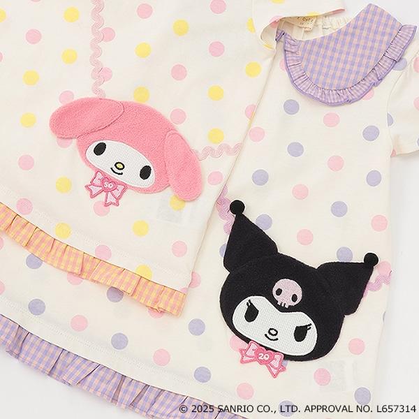 【MY MELODY／KUROMI】斜挎包T恤