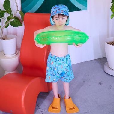 【SWIM】交通工具圖案泳褲