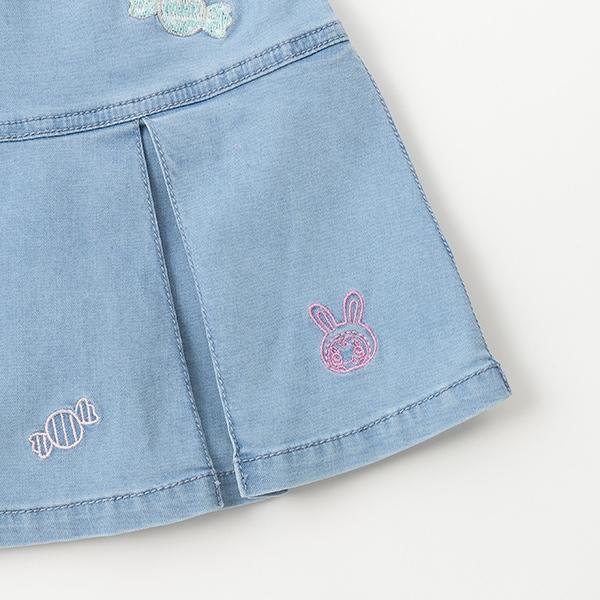 復刻♪ ベリエちゃん刺繡牛仔裙褲