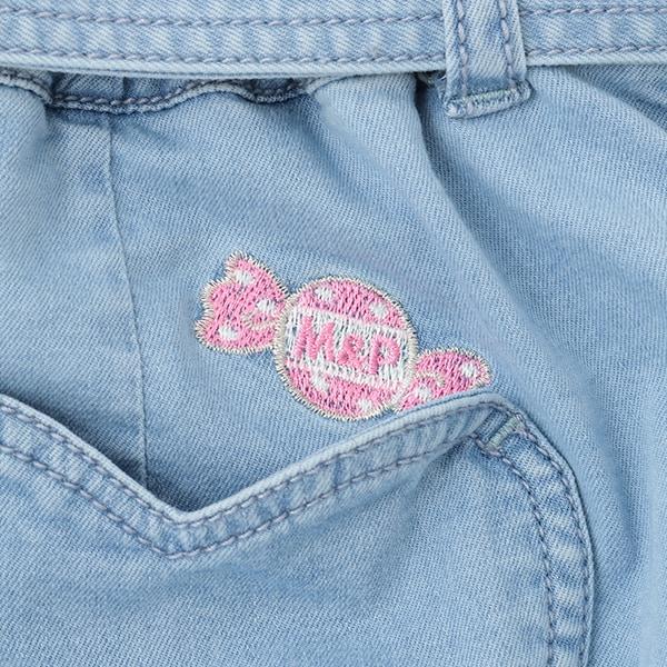 復刻♪ ベリエちゃん刺繡牛仔裙褲