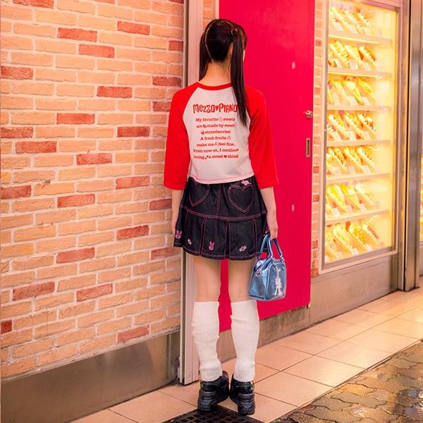 復刻♪ ベリエちゃん刺繡牛仔裙褲