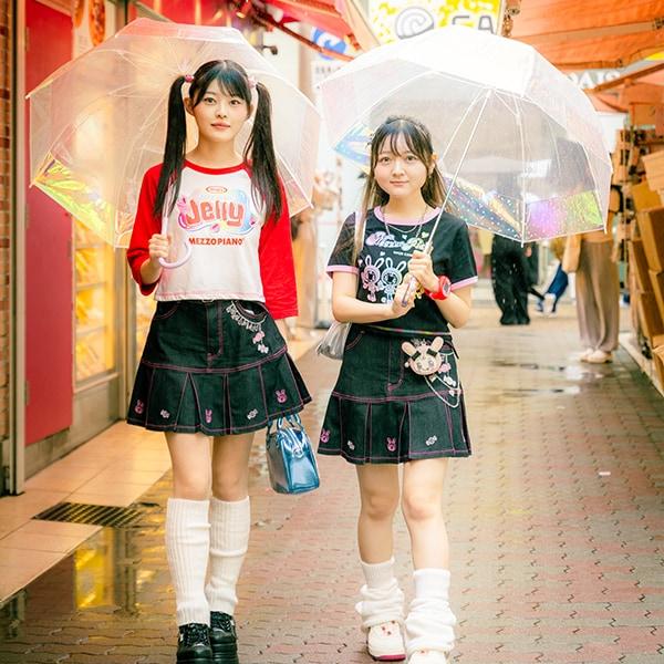 復刻♪ ベリエちゃん刺繡牛仔裙褲