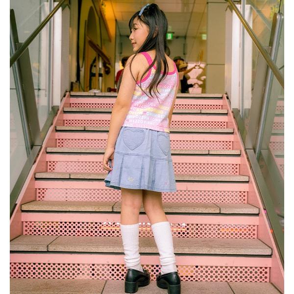 復刻♪ ベリエちゃん刺繡牛仔裙褲