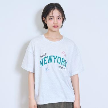 【GOODPRICE】【純棉100%】學院風塗鴉T恤