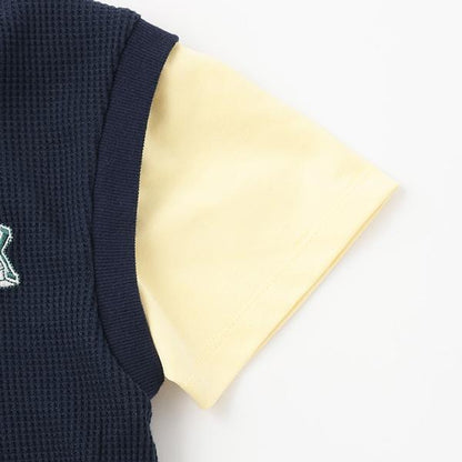 背心疊穿短袖連帽衛衣