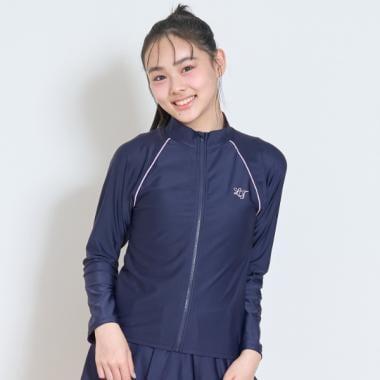 【SWIM】【泳裝】長袖全拉鍊防曬衣