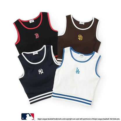 【LTXC】【MLB】【吸水速幹/清爽】帶胸墊背心