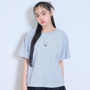 【GOODPRICE】【純棉100%】前幅卡通刺繡T恤
