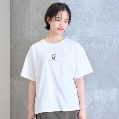 【GOODPRICE】【純棉100%】前幅卡通刺繡T恤