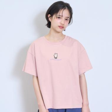 【GOODPRICE】【純棉100%】前幅卡通刺繡T恤