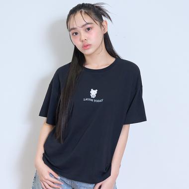【GOODPRICE】【純棉100%】前幅卡通刺繡T恤