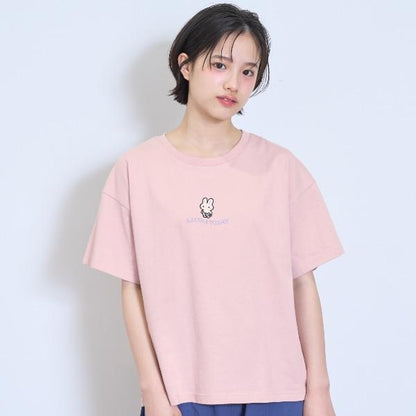 【GOODPRICE】【純棉100%】前幅卡通刺繡T恤