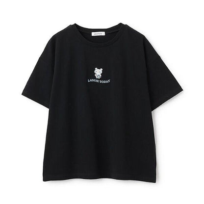 【GOODPRICE】【純棉100%】前幅卡通刺繡T恤