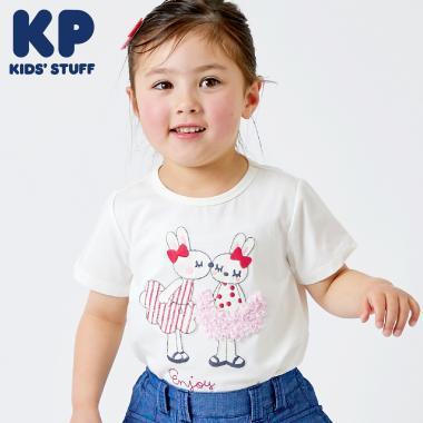 mimi荷葉邊裙拼接T恤