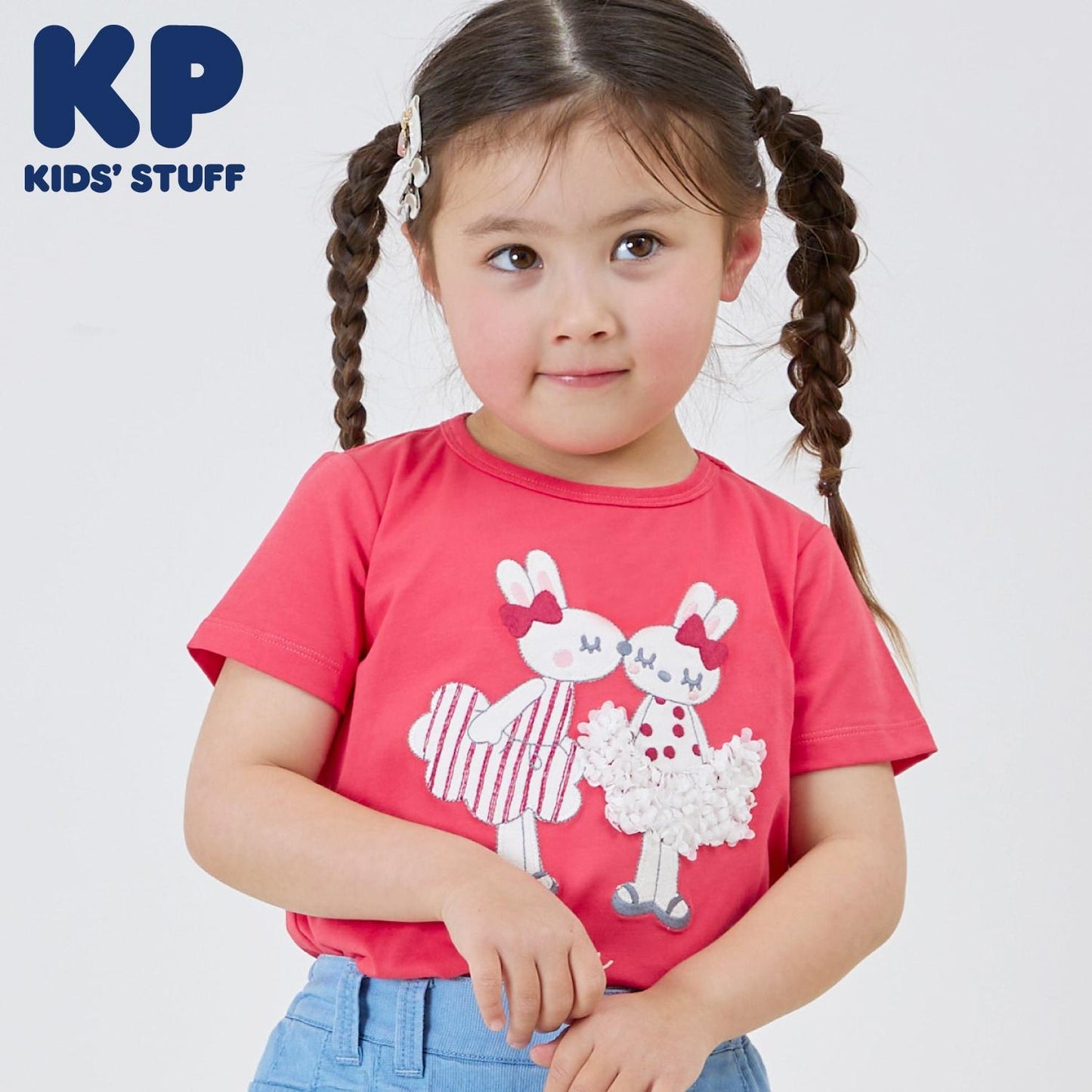 mimi荷葉邊裙拼接T恤