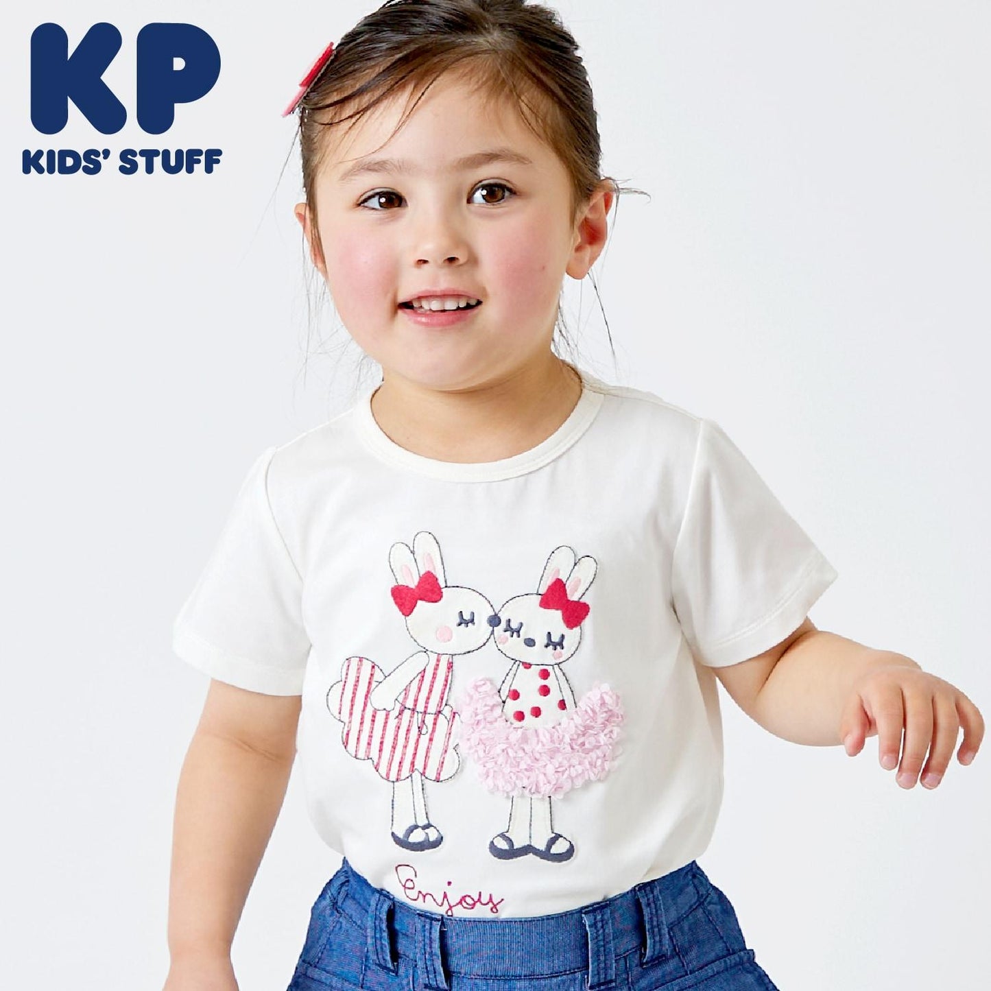 mimi荷葉邊裙拼接T恤