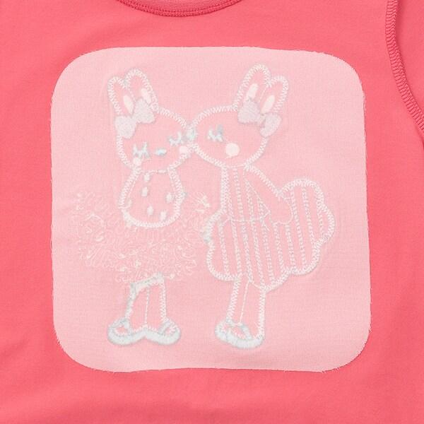 mimi荷葉邊裙拼接T恤