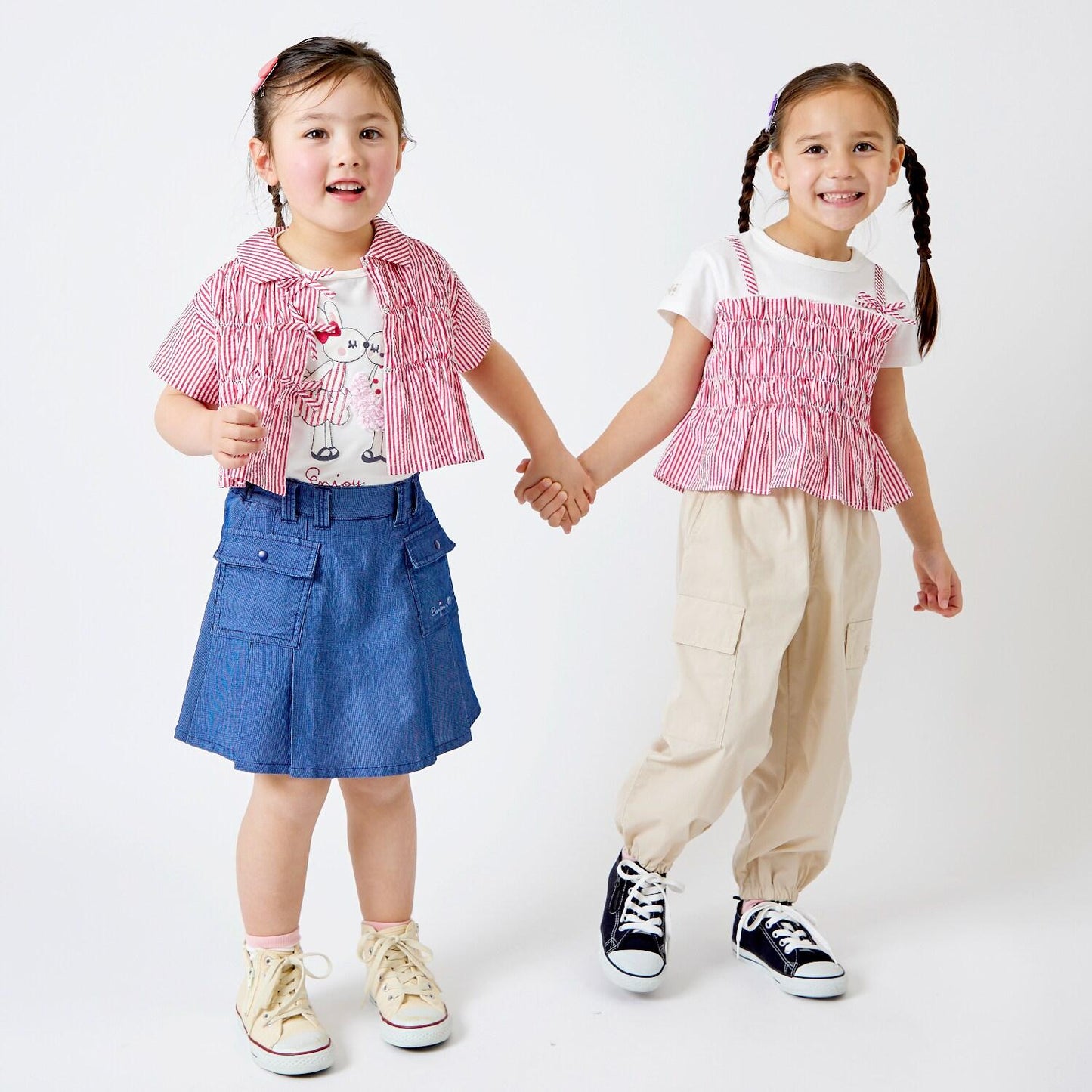 mimi荷葉邊裙拼接T恤