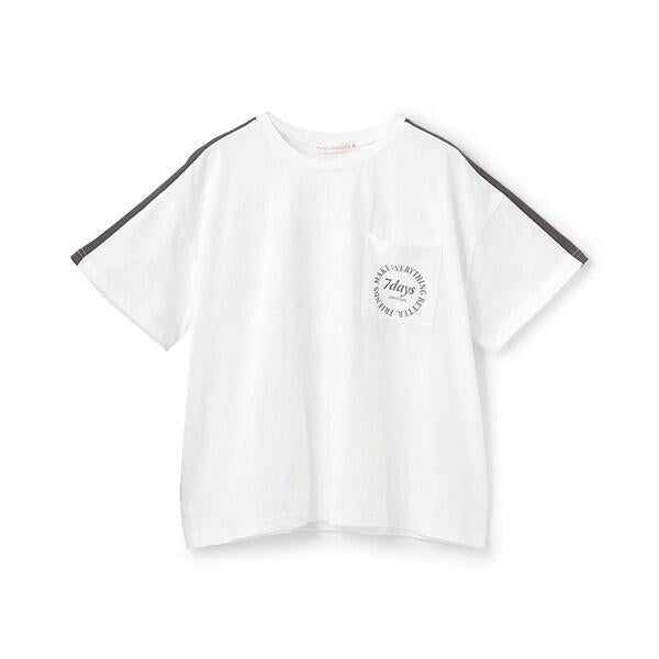 【7days】【GOODPRICE】【純棉100%】條紋口袋T恤