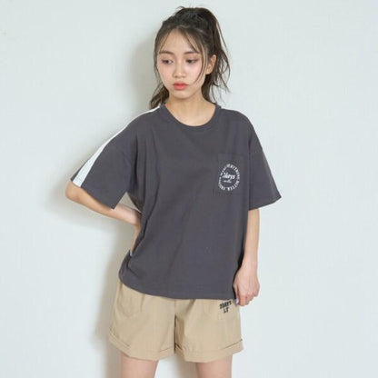 【7days】【GOODPRICE】【純棉100%】條紋口袋T恤