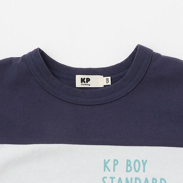 帶尼龍口袋 前身三色拼接短袖T恤