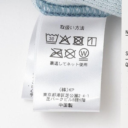 乾爽網眼牛仔風印花五分褲