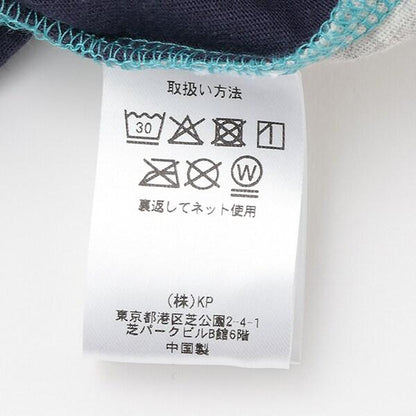 帶尼龍口袋 前身三色拼接短袖T恤